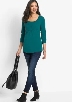 Best Camiseta premamá/de lactancia 2 en 1 Mujer Premamá