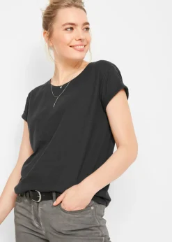 Outlet Camiseta tipo boxy Mujer Básicos|Camisetas