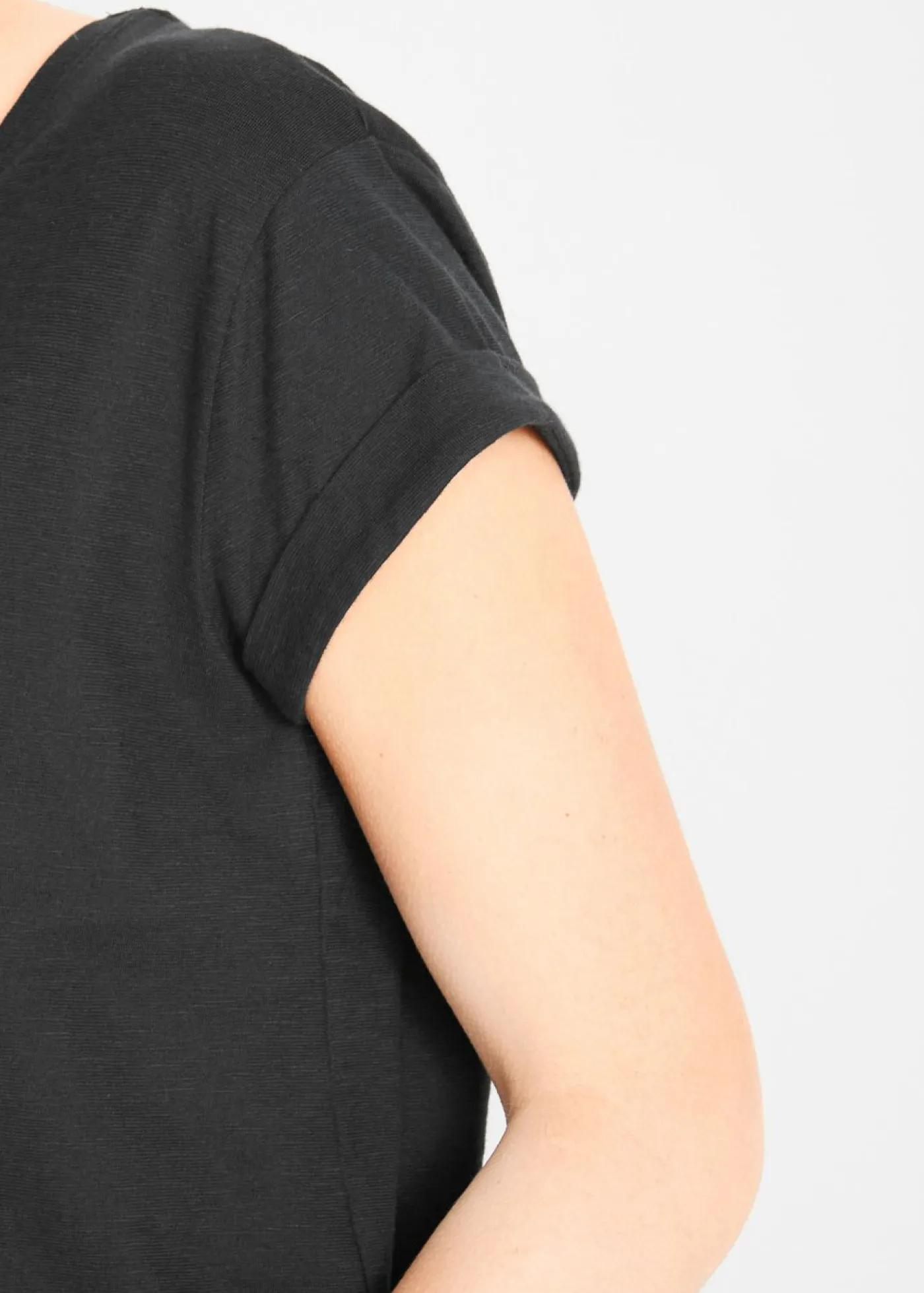Outlet Camiseta tipo boxy Mujer Básicos|Camisetas
