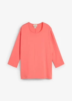 Outlet Camiseta tipo boxy de algodón orgánico Mujer Camisetas