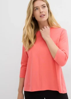 Outlet Camiseta tipo boxy de algodón orgánico Mujer Camisetas