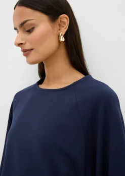 Outlet Camiseta tipo capa de manga larga Mujer Esenciales|Camisetas