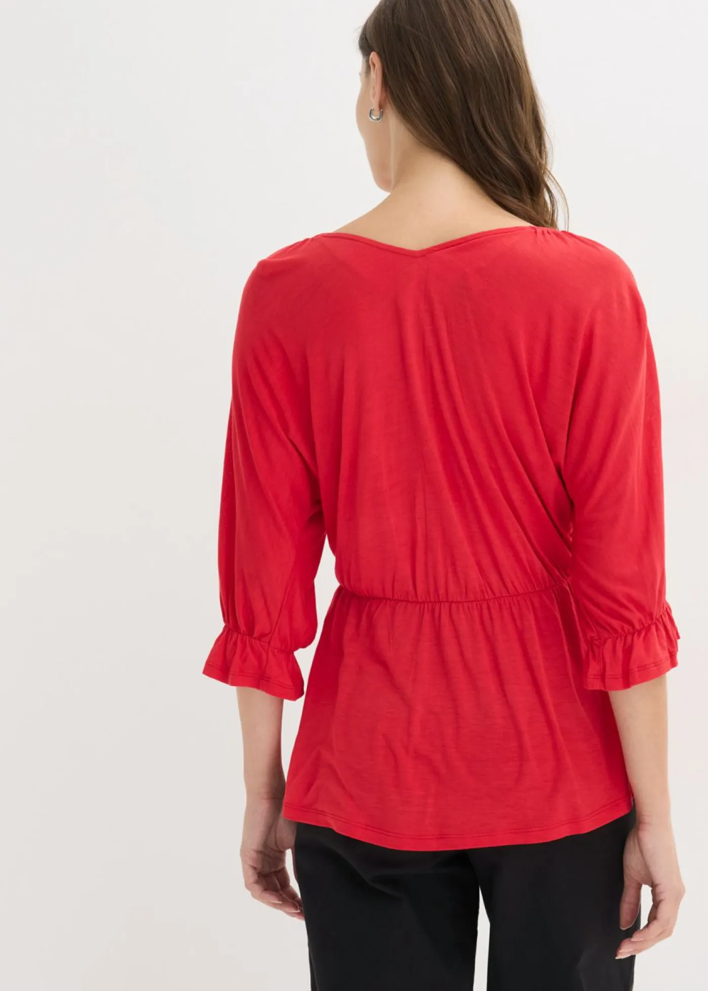 Discount Camiseta tipo túnica en mezcla de viscosa Mujer Camisetas