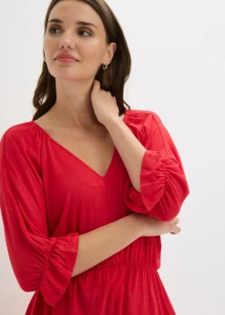 Discount Camiseta tipo túnica en mezcla de viscosa Mujer Camisetas