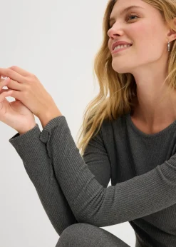 New Camiseta térmica de canalé Mujer Ropa Térmica|Ropa Para El Aire Libre