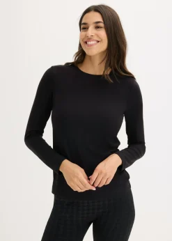 Best Camiseta térmica ligera de manga larga Mujer Ropa Interior Térmica