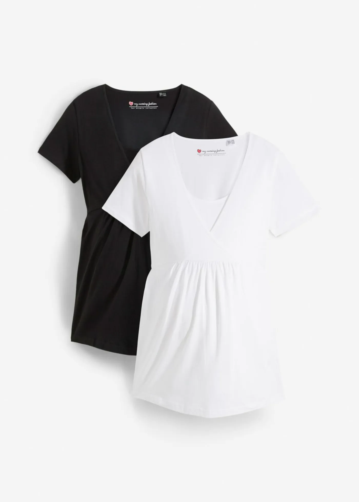Online Camisetas premamá y de lactancia 2 en 1 (2 unidades) Mujer Premamá