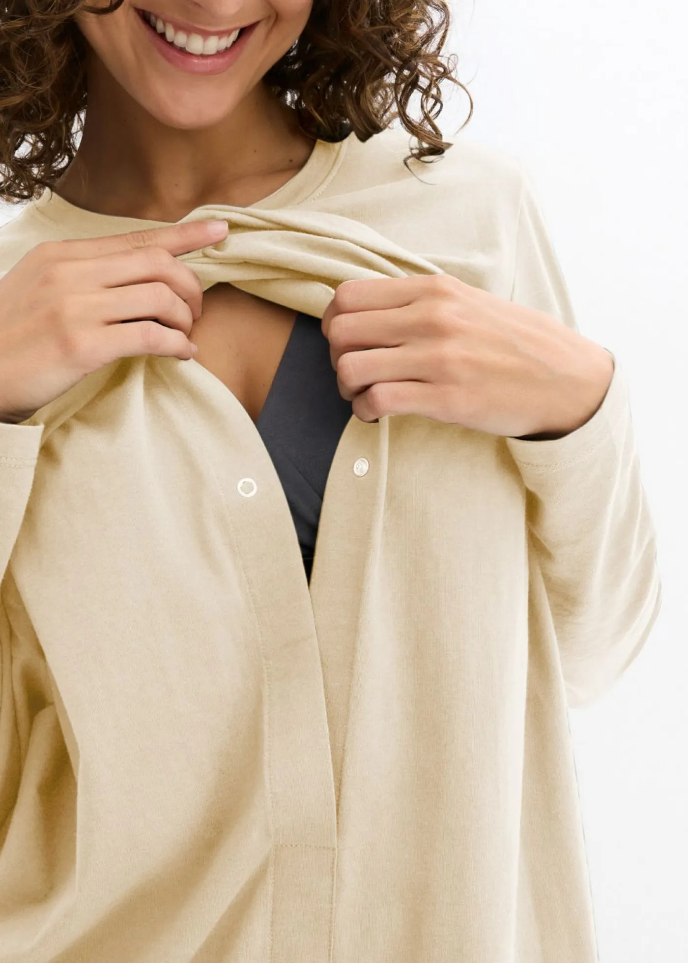 Outlet Camisetas premamá/de lactancia de algodón orgánico (2 unidades) Mujer Premamá