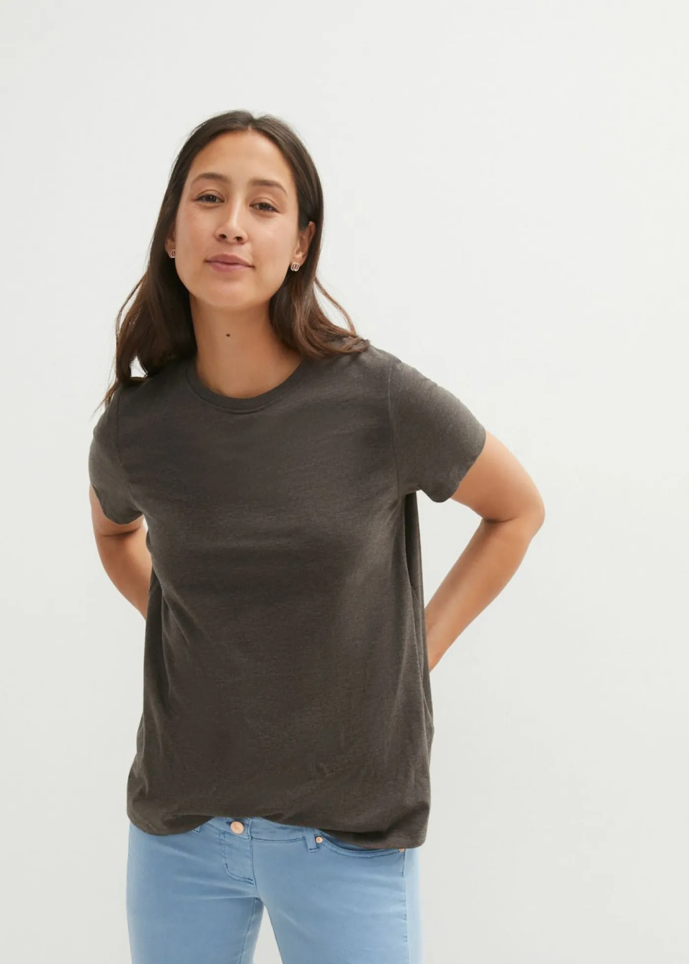 New Camisetas premamá/de lactancia de algodón orgánico (2 unidades) Mujer Premamá