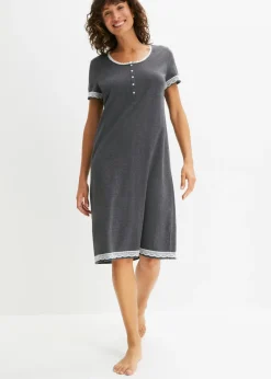 Best Camisón con botones y encaje suave Mujer Básicos|Ropa Para Dormir