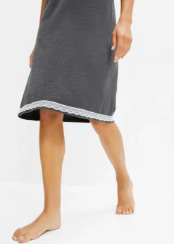 Best Camisón con botones y encaje suave Mujer Básicos|Ropa Para Dormir