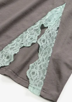 Camisón con viscosa y encaje Mujer Ropa Para Dormir