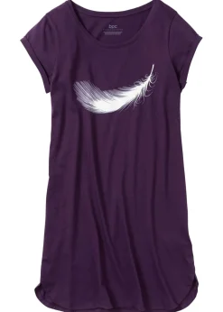 New Camisón corto de algodón orgánico puro Mujer Ropa Para Dormir