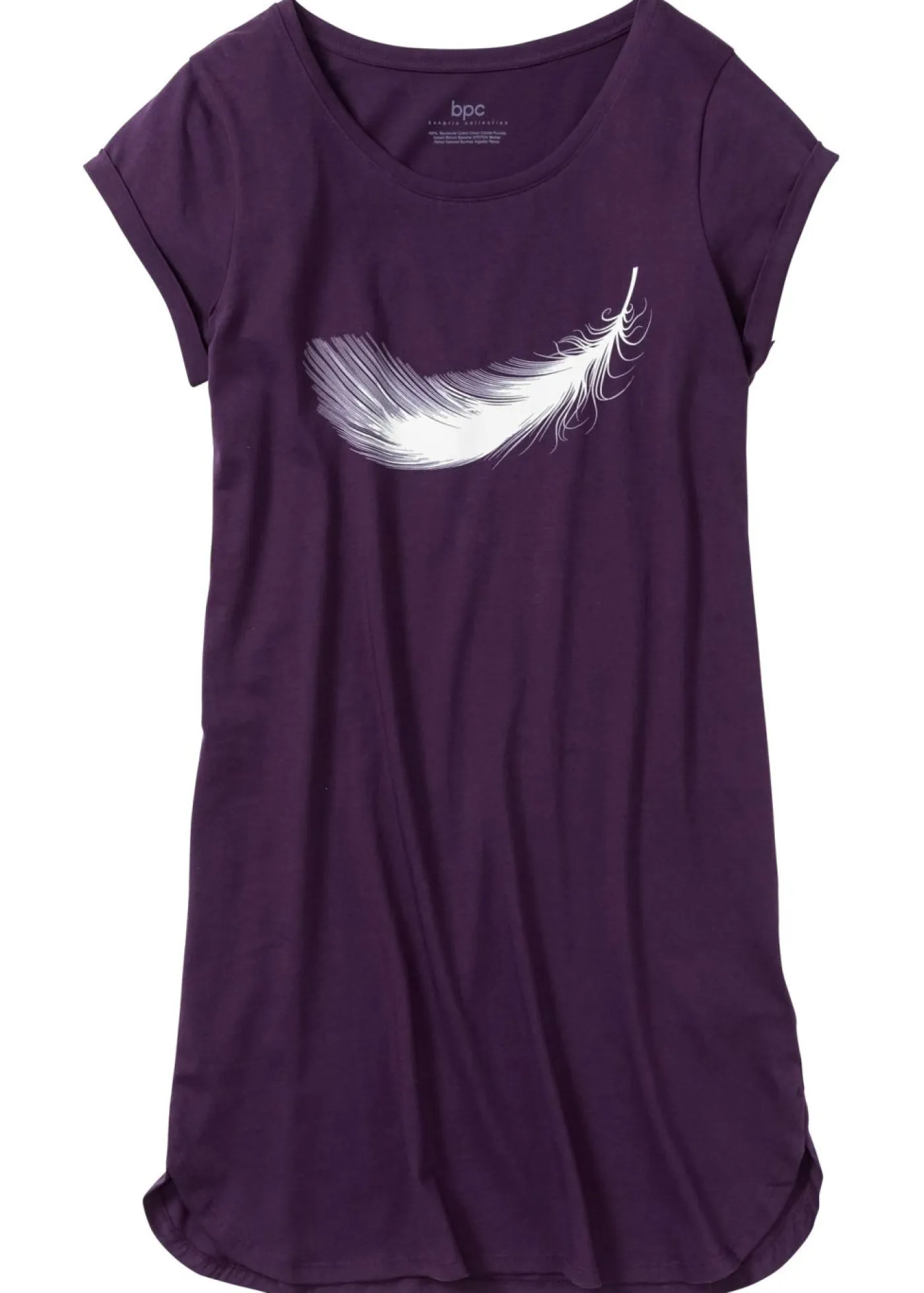 New Camisón corto de algodón orgánico puro Mujer Ropa Para Dormir