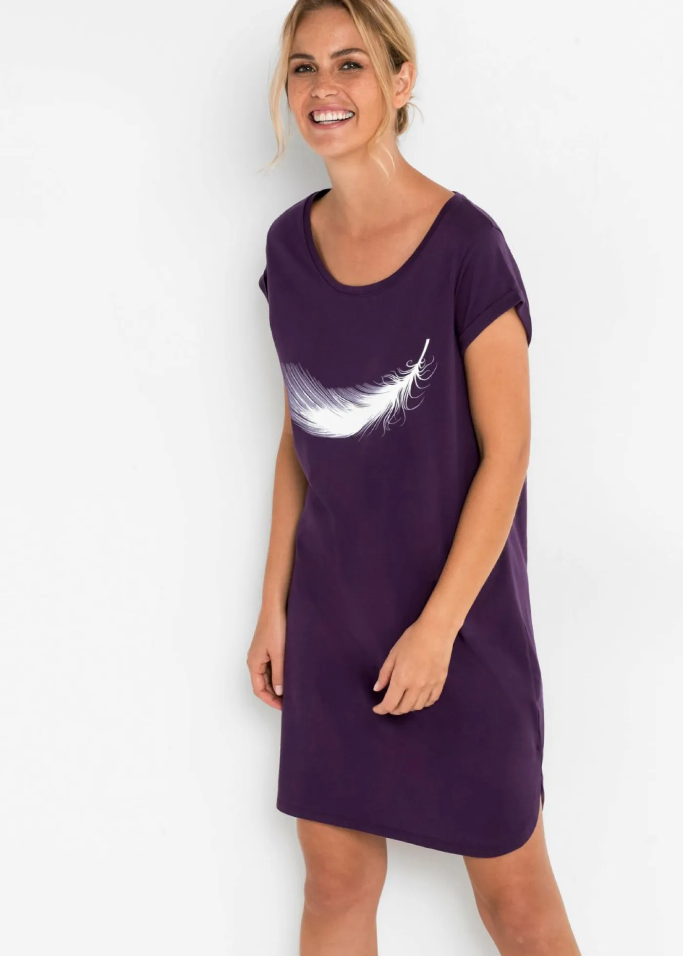 New Camisón corto de algodón orgánico puro Mujer Ropa Para Dormir