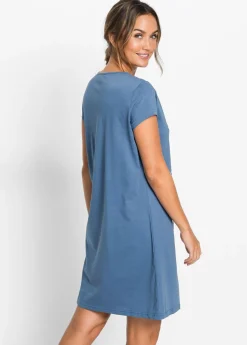 Best Camisón corto de algodón orgánico puro Mujer Ropa Para Dormir