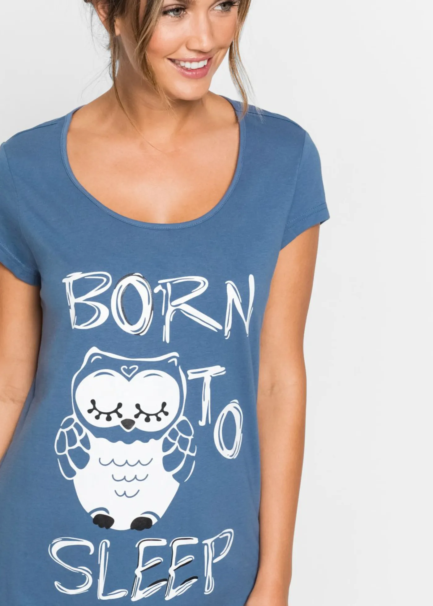 Best Camisón corto de algodón orgánico puro Mujer Ropa Para Dormir