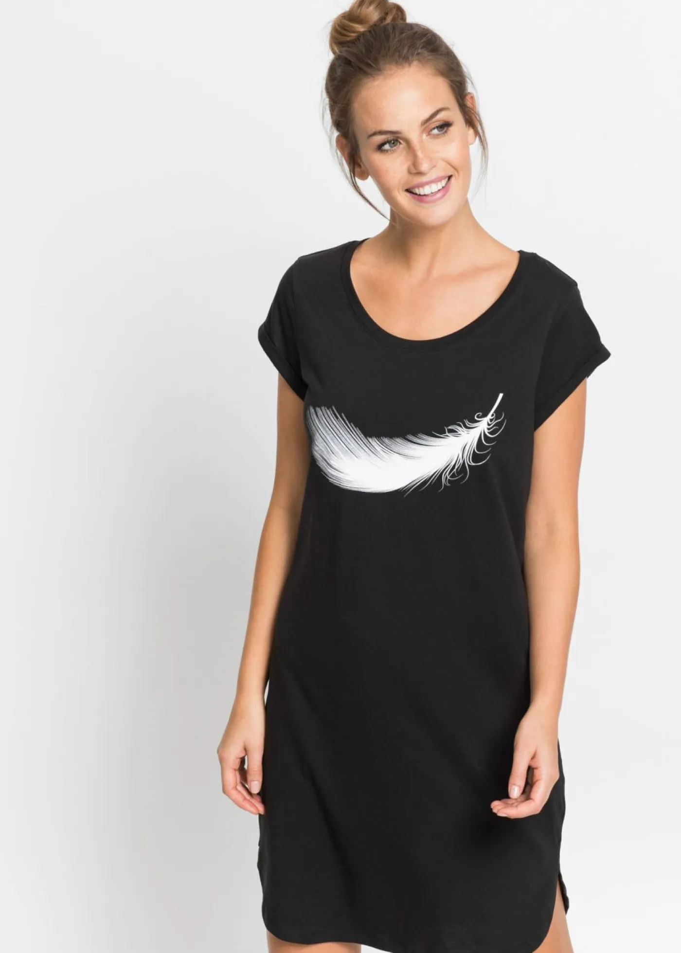 Hot Camisón corto de algodón orgánico puro Mujer Ropa Para Dormir