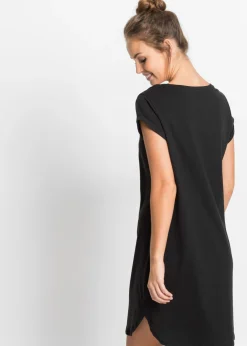 Hot Camisón corto de algodón orgánico puro Mujer Ropa Para Dormir