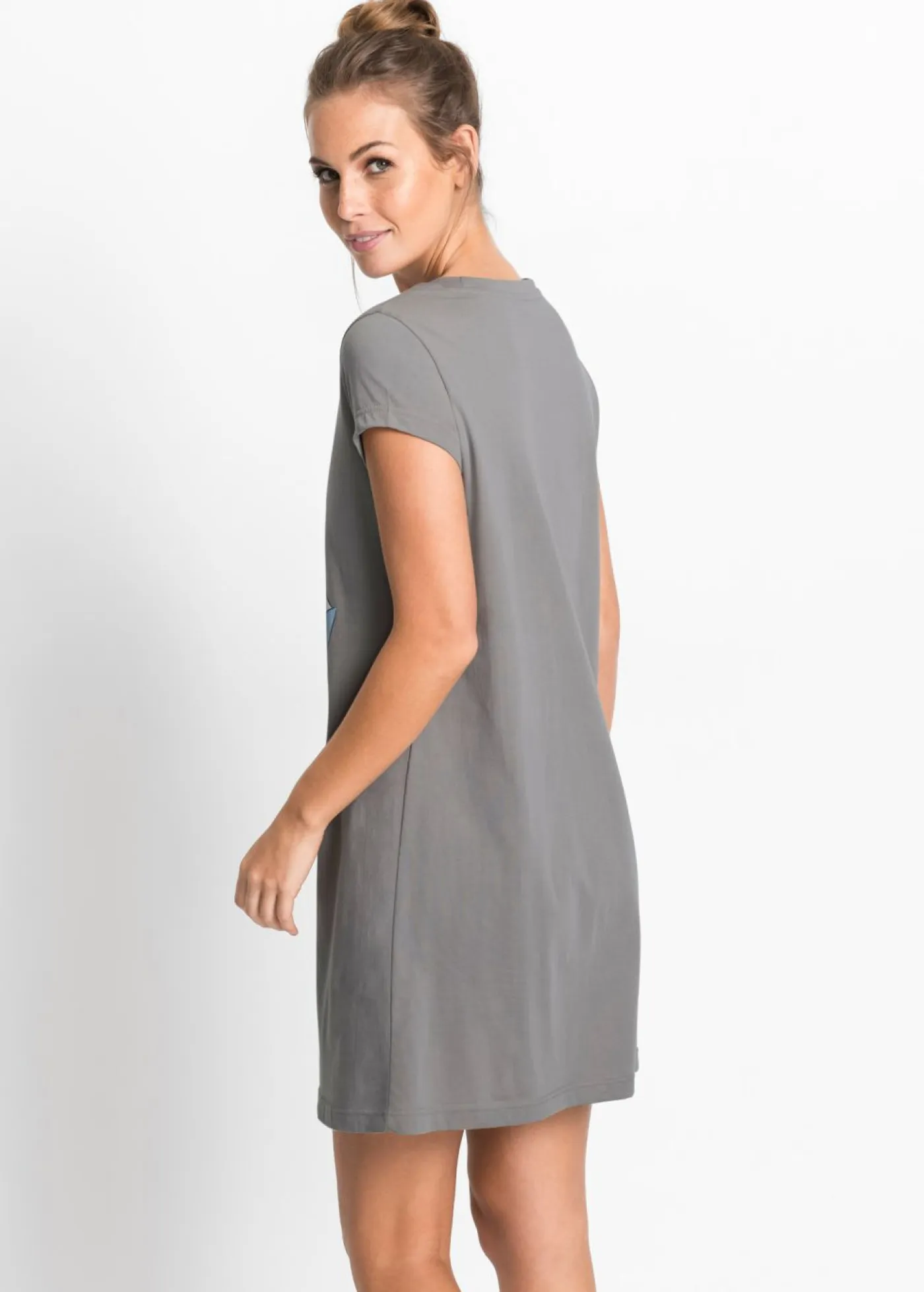 Sale Camisón corto de algodón orgánico puro Mujer Ropa Para Dormir|Novedades