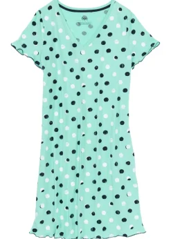 Clearance Camisón corto de algodón orgánico Mujer Ropa Para Dormir