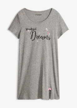 Sale Camisón corto de algodón orgánico Mujer Ropa Para Dormir|Novedades