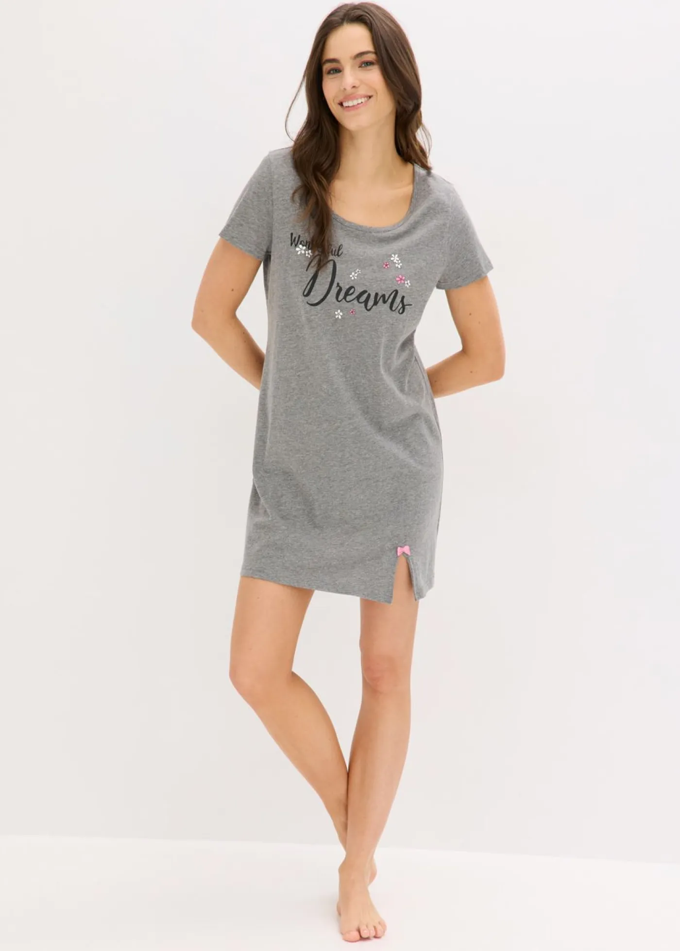 Sale Camisón corto de algodón orgánico Mujer Ropa Para Dormir|Novedades