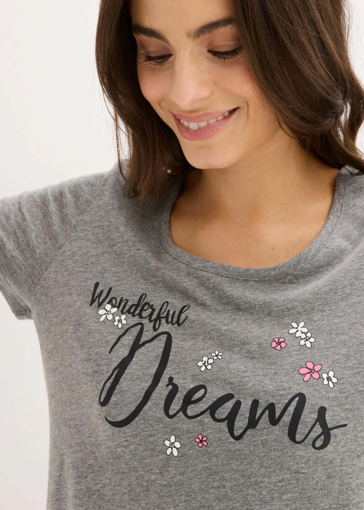 Sale Camisón corto de algodón orgánico Mujer Ropa Para Dormir|Novedades