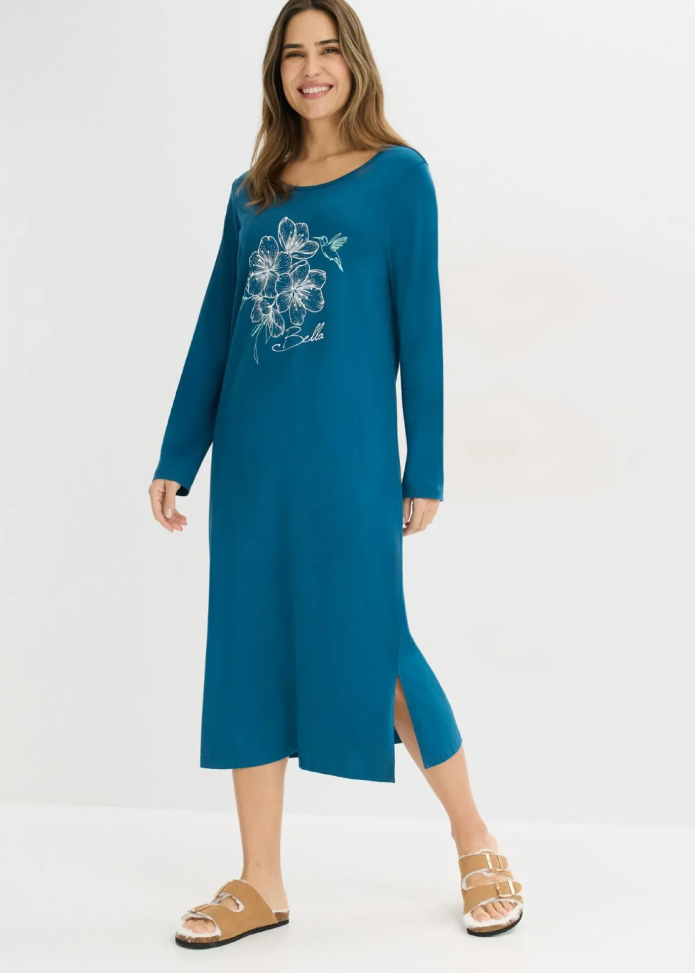 Camisón de algodón puro Mujer Ropa Para Dormir