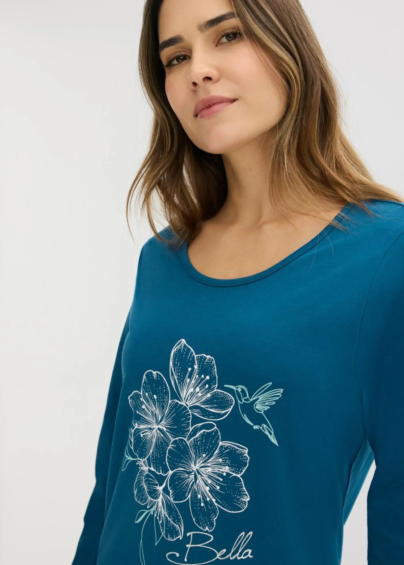 Camisón de algodón puro Mujer Ropa Para Dormir