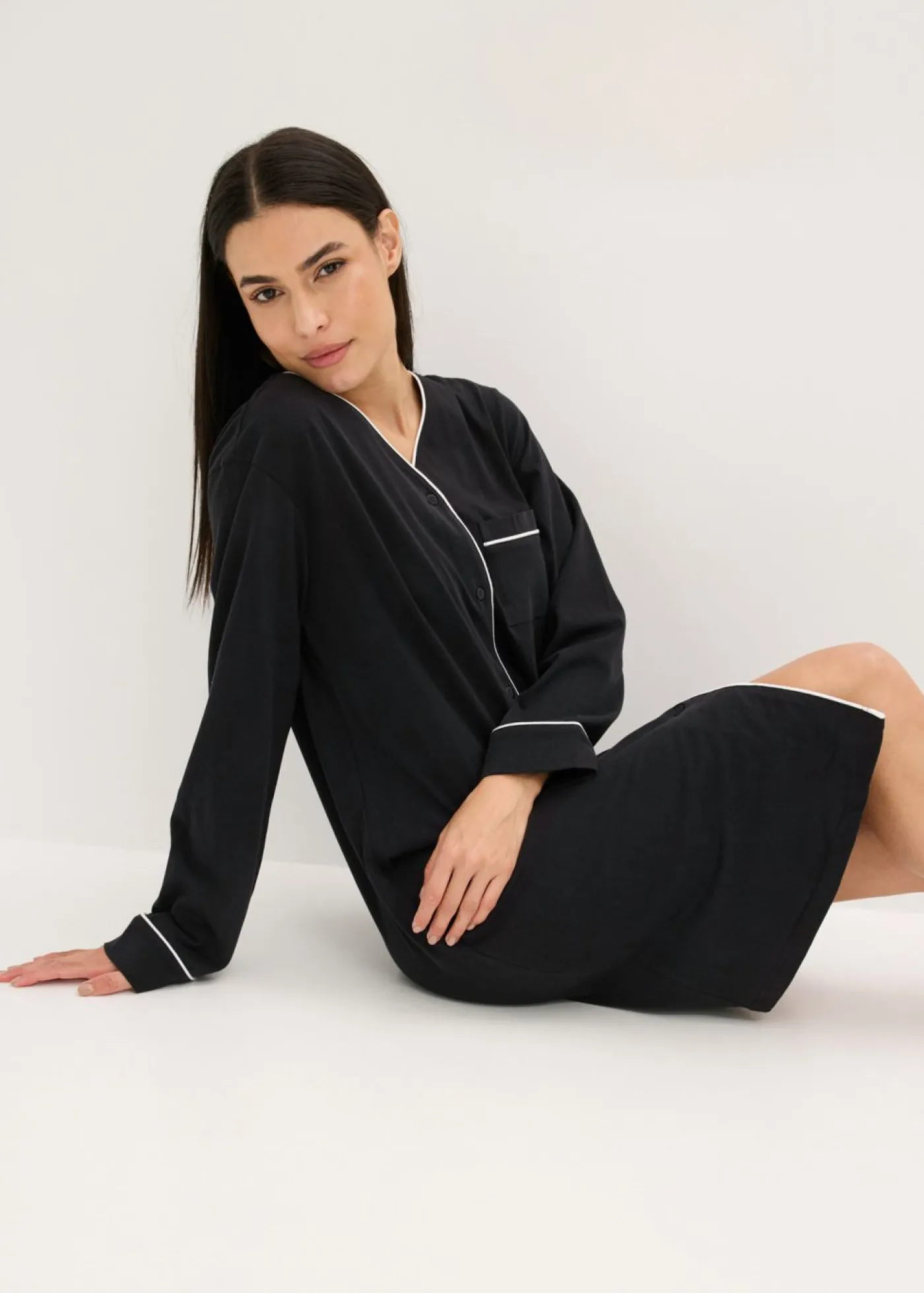 Camisón de algodón puro Mujer Ropa Para Dormir
