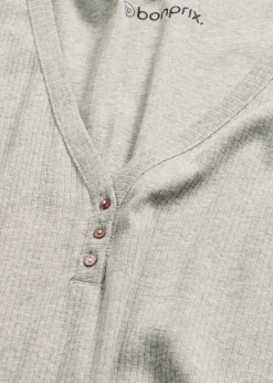 Outlet Camisón de canalé con botones Mujer Ropa Para Dormir