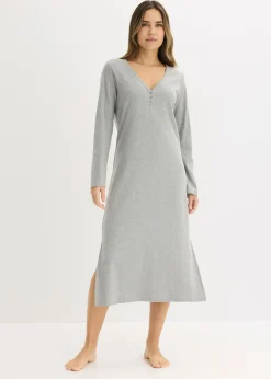 Outlet Camisón de canalé con botones Mujer Ropa Para Dormir