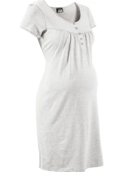 Clearance Camisón de lactancia de algodón orgánico Mujer Premamá Y Lactancia|Básicos