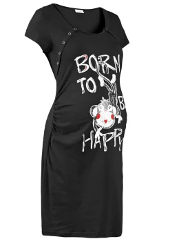 Best Camisón de lactancia de algodón Mujer Premamá Y Lactancia|Ropa Para Dormir