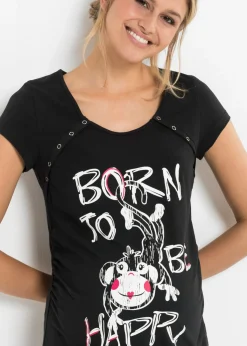 Best Camisón de lactancia de algodón Mujer Premamá Y Lactancia|Ropa Para Dormir