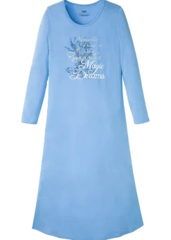 Outlet Camisón largo de algodón orgánico puro Mujer Ropa Para Dormir