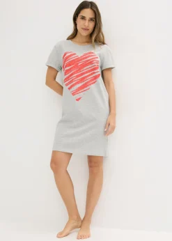 Hot Camisones (2 unidades) de algodón puro Mujer Ropa Para Dormir