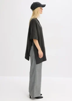 Capa de punto oversize Mujer Esenciales|Chaquetas Y Abrigos