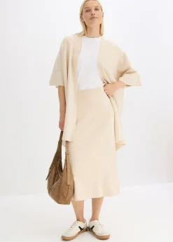 Hot Capa de punto oversize Mujer Esenciales|Chaquetas Y Abrigos