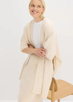 Hot Capa de punto oversize Mujer Esenciales|Chaquetas Y Abrigos