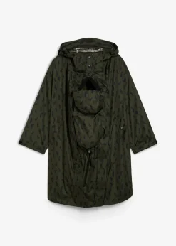 Hot Capa impermeable premamá 3 en 1 con inserto de porteo y bolsa Mujer Premamá