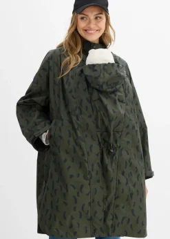 Hot Capa impermeable premamá 3 en 1 con inserto de porteo y bolsa Mujer Premamá