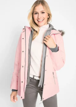 Outlet Cazadora de invierno con aspecto 2 en 1 Mujer Chaquetas Y Abrigos