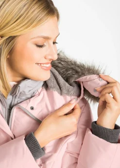 Outlet Cazadora de invierno con aspecto 2 en 1 Mujer Chaquetas Y Abrigos