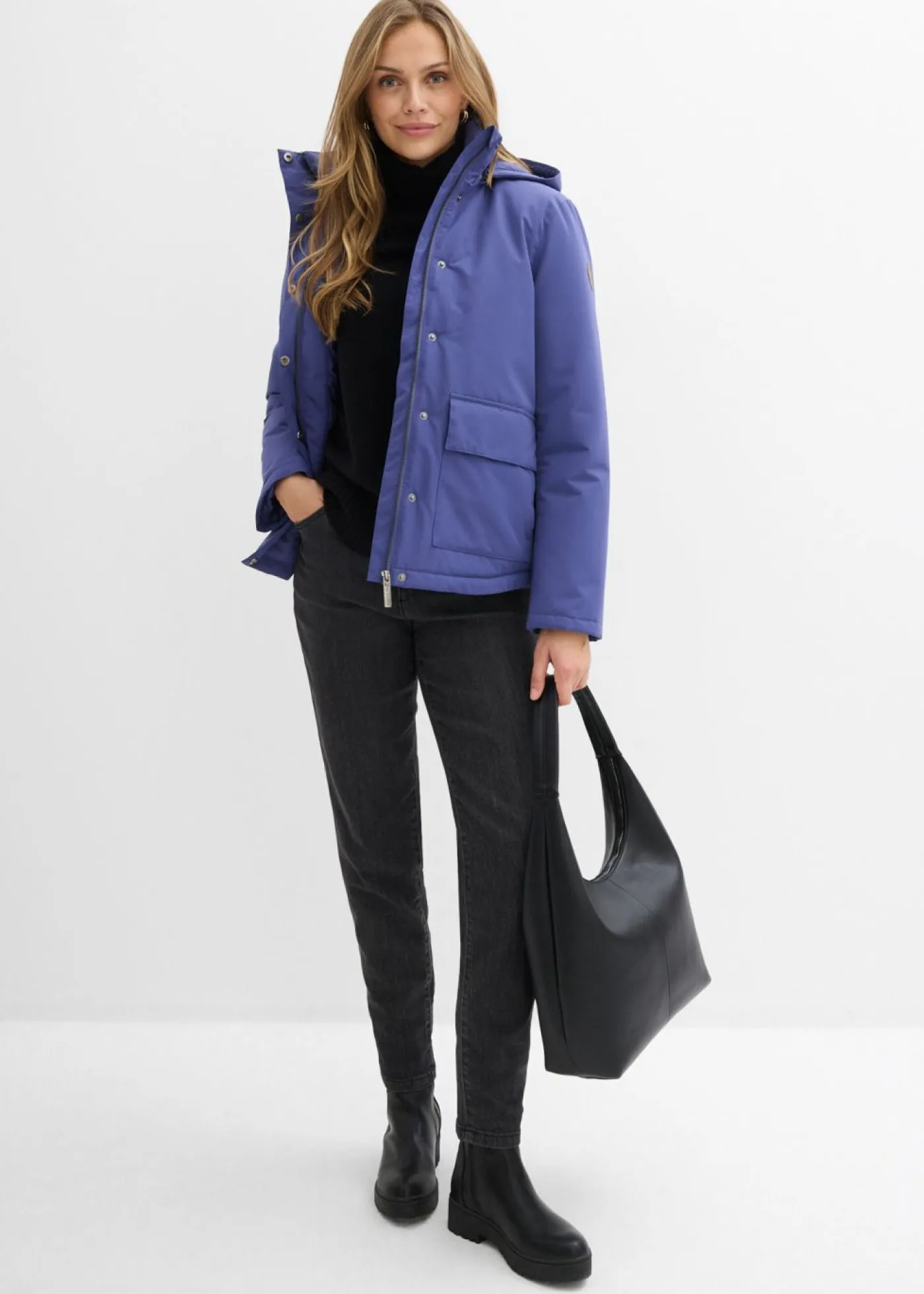 Hot Cazadora de invierno con bolsillos Mujer Chaquetas Y Abrigos
