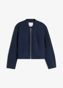 Sale Cazadora de mezcla de viscosa suave Mujer Esenciales|Chaquetas Y Abrigos
