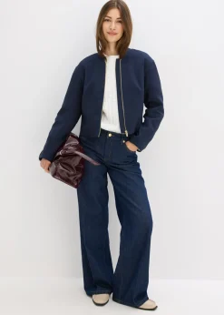 Sale Cazadora de mezcla de viscosa suave Mujer Esenciales|Chaquetas Y Abrigos