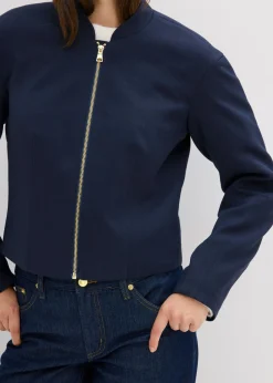 Sale Cazadora de mezcla de viscosa suave Mujer Esenciales|Chaquetas Y Abrigos