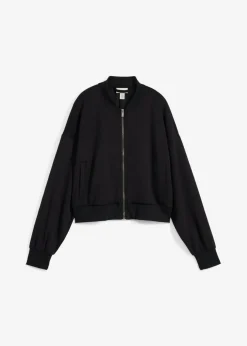 Online Cazadora de neopreno de suave mezcla de viscosa Mujer Chaquetas Y Abrigos|Novedades